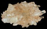Tangerine Quartz Crystal Cluster - Madagascar #58823-1